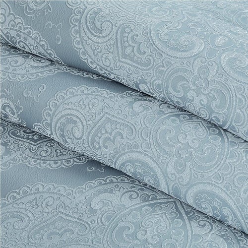 مفرش صيفي فاخر كوين جاكار مطرز 8 قطع – أورليا Aure...