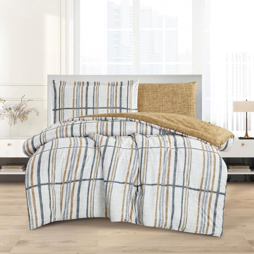 مفرش صيفي مفرد ونص 4 قطع - ليتون - متعدد الألوان