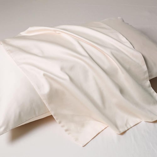 طقم بيت مخدة قطن 300غرزة 2 قطعة - داليسا - بيج فات...