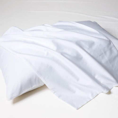 طقم بيت مخدة قطن 300غرزة 2 قطعة - داليسا -لؤلؤي