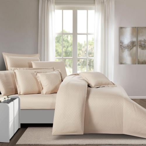 مفرش فندقي فاخر مزدوج ناعم 11 قطعة – سولين Soline-...