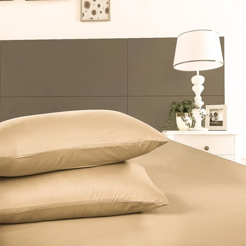 طقم شرشف قطن مزدوج مغاط - 3 قطع