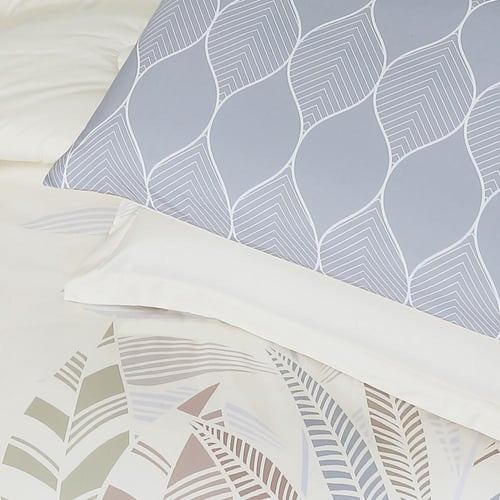 مفرش صيفي مفرد ونص 8 قطع - مارجو -سكري غامق