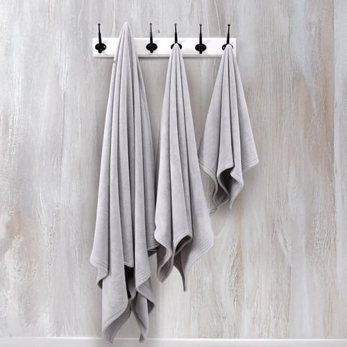 منشفة كورال فليس - إشيل - مقاس صغير -90x50 - رصاصي