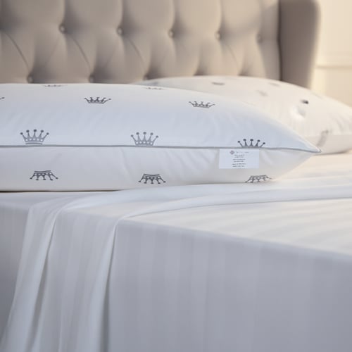 عرض 2 مخدة فيلورا الفندقية قطن