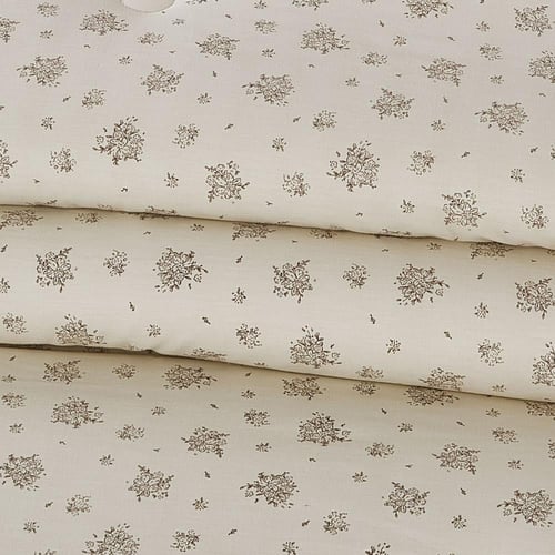 مفرش قطن صيفي مزدوج 8 قطع - زافيرا - بيج فاتح - بي...