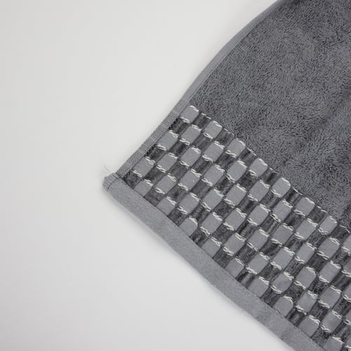 منشفة قطن ميرا مقاس وسط 140*70 - رمادي