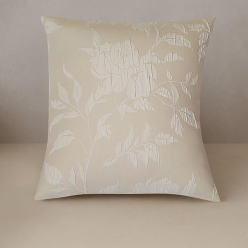 مفرش صيفي مزدوج جاكار 7 قطع - امالثيا - لونه بيج