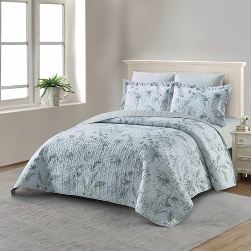 مفرش صيفي مزدوج وجهين مضغوط - 6 قطع - حشوة مضغوطة...