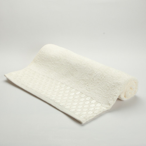 منشفة قطن ميرا مقاس 150x90 -كريمي