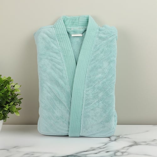 طقم روب ناعم 4 قطع - تركوازي