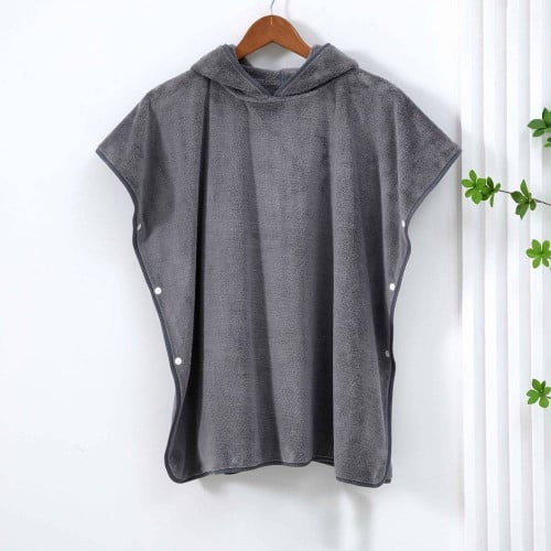 روب استحمام أطفال بقبعة وأزرار لعمر 4\5 سنة - لولي...