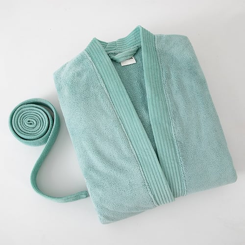 روب استحمام -أوليان - مقاس XL - تركوازي