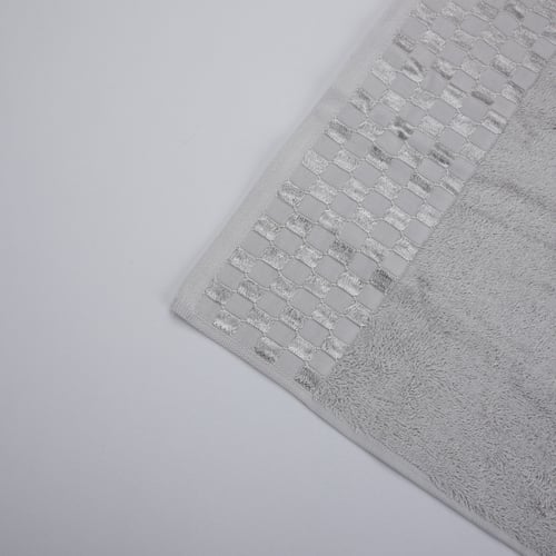 منشفة قطن ميرا مقاس وسط 140*70 - رصاصي