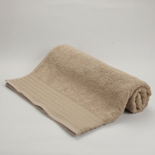 منشفة قطن أنجل مقاس كبير 150x90 -بيج غامق