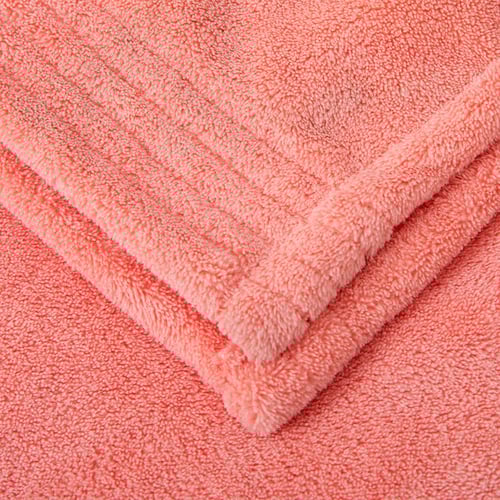 منشفة كورال فليس - إشيل - مقاس كبير - 90*180 - زهر...