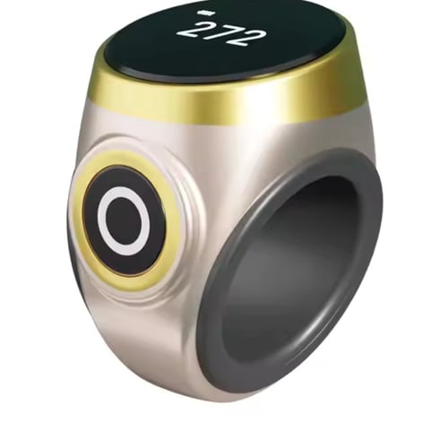 الخاتم الذكي Popular S9 لعد التسبيح – شاشة OLED عا...