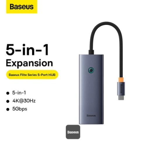 موزع Baseus AirJoy Series 5-Port: وسّع آفاق إنتاجي...