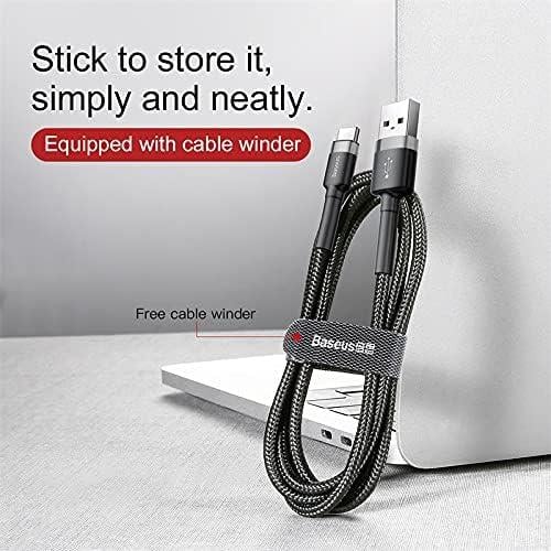 كابل Baseus Cafule USB لـ iPhone – شحن موثوق وسريع