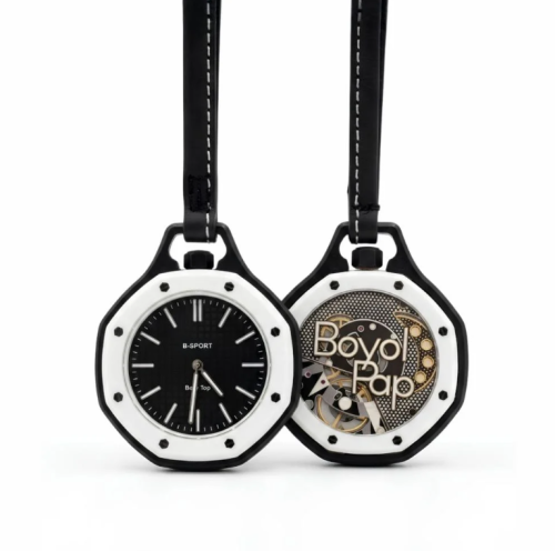 ساعة الترند شبية سواتش Swatch لون اسود DP2026 الشحن مجاني