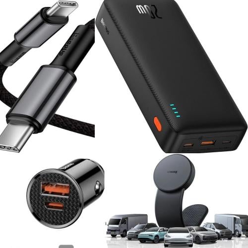 عرض بيسوس ( باور بانك 20 الف + سلك تاب سي +استاند...