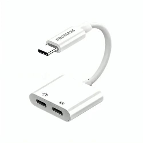 محول PROMASS dual Type-C audio and charging adapte...