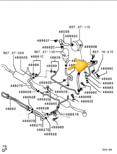 هوز قربة باور تحت باجيرو 2008-2021 اصلي