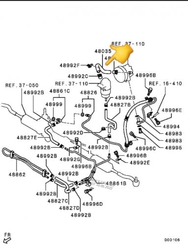 هوز قربة باور فوق باجيرو 2008-2021 اصلي