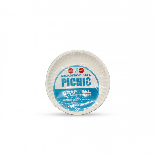 أطباق ورق صغير مقاس 7. (100 حبة). 2614