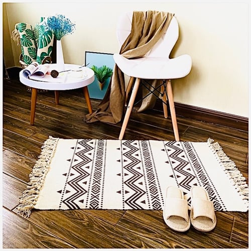 بساط طويل قطن ملون 180*60