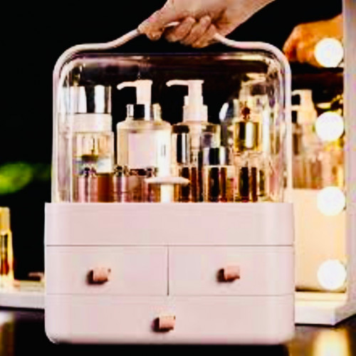 منظم ميك اب وعطور ومستحضرات العناية بالبشرة صندوق...