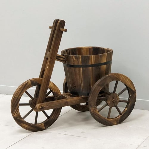 دراجة حديقة خشب بني