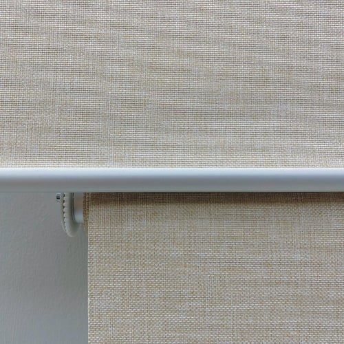 ستارة رول بطبقة مانعه للضوء قماش كتان