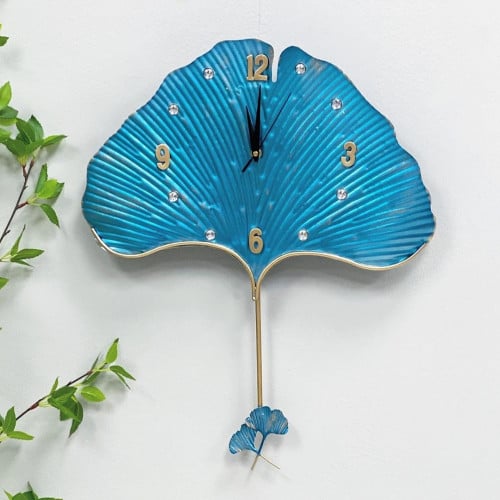 لوحة جدارية حديد مع ساعة