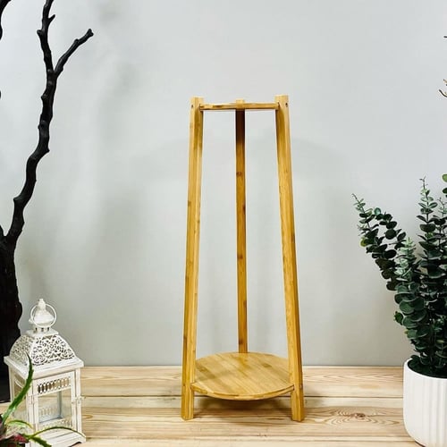 ستاند خشبي بطابقين