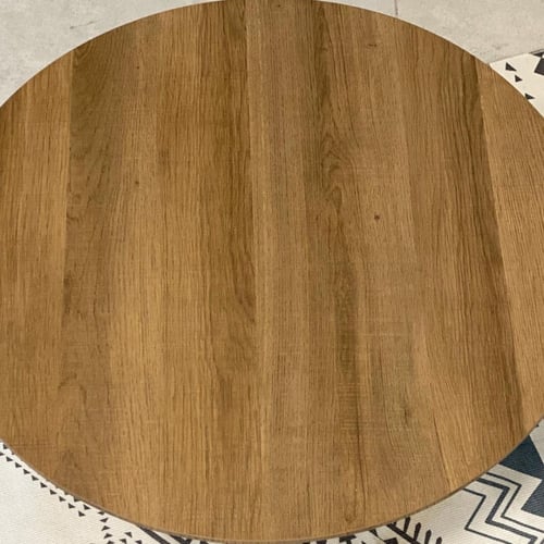 طاولة خدمة حديد وخشب