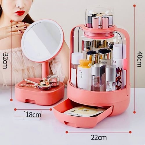 منظم ميك اب وعطور ومستلزمات العناية بالبشرة صندوق...