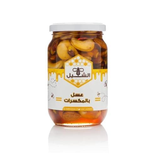 عسل بالمكسرات
