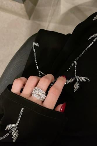 خاتم سوارفسكي نسائي