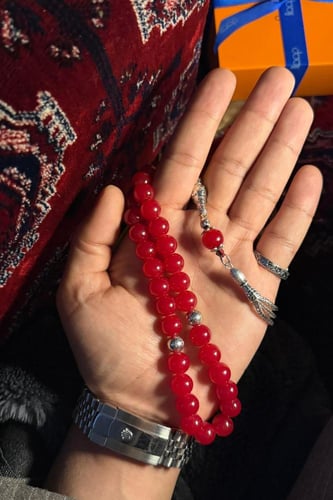 سبحة عقيق اصليه من اوب