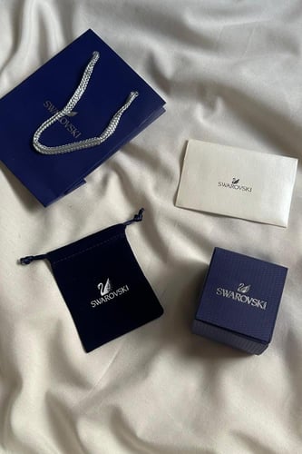 خاتم سوارفسكي الازرق