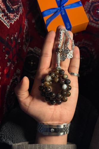 سبحة عقيق اصلي