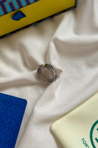 خاتم توري بورش الفضي