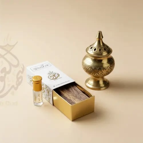علب هدايا توزيعات رقائق عود فيتنامي درجة AA مع ربع...
