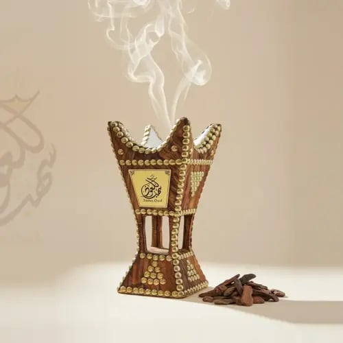 مبخرة حائلية بالاسم خشب أثل طبيعي (3 مقاسات)