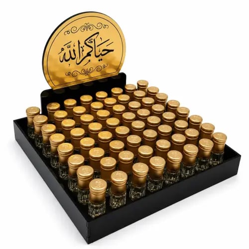 صينية ستاند أكريليك ملكية تتسع لـ 64 ربع تولة