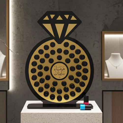 توزيعات أكريلك علي شكل خاتم زفاف 50 نانو توله مسك...