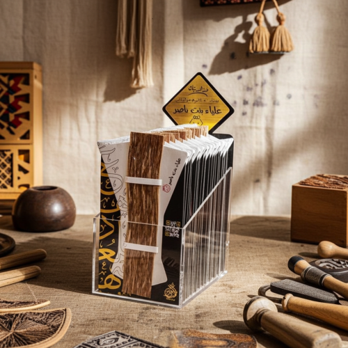 ستاند توزيعات رقائق سادة 50 حبة