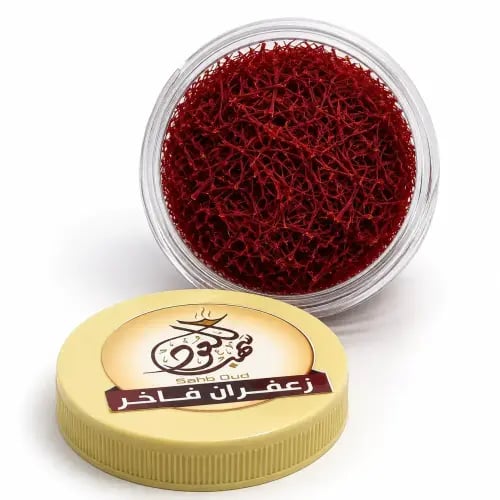 زعفران سوبر نقيل فاخر طبيعي 100% شعيرات حمراء زاهي...