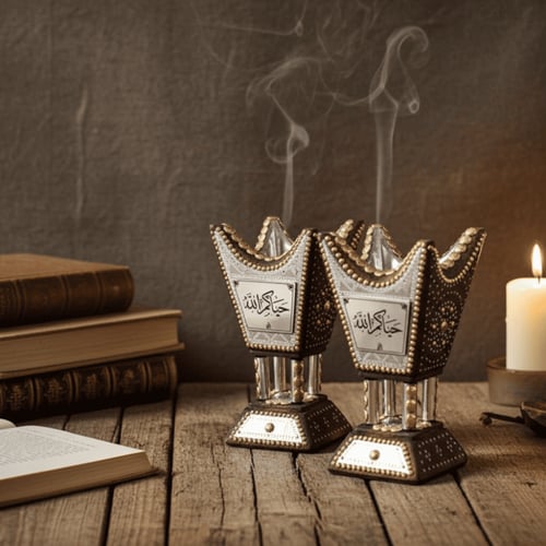 مبخرة رشم ملكية مع كتابة الأسم على الوجهين